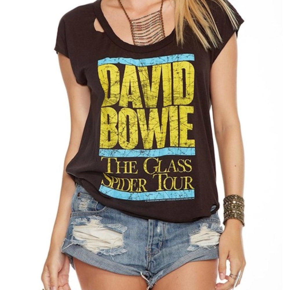 NWOT Chaser David Bowie T-shirt size Large